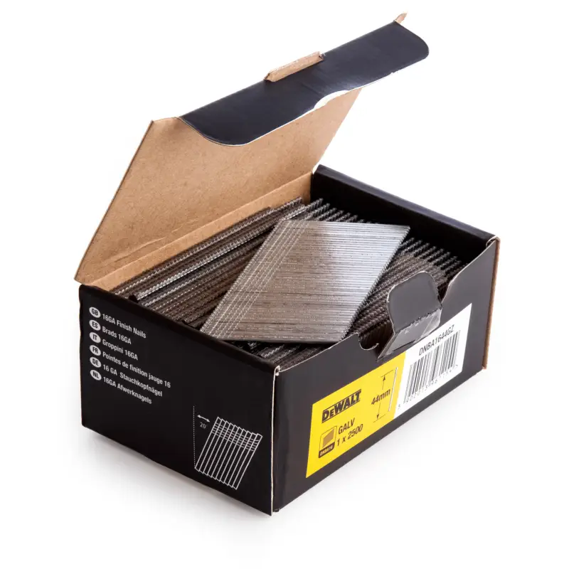 Bestseller DeWALT Accessoires DNBA1650SZ Brad 16 Gauge schuin 20° INOX 2500 stuks 50 mm