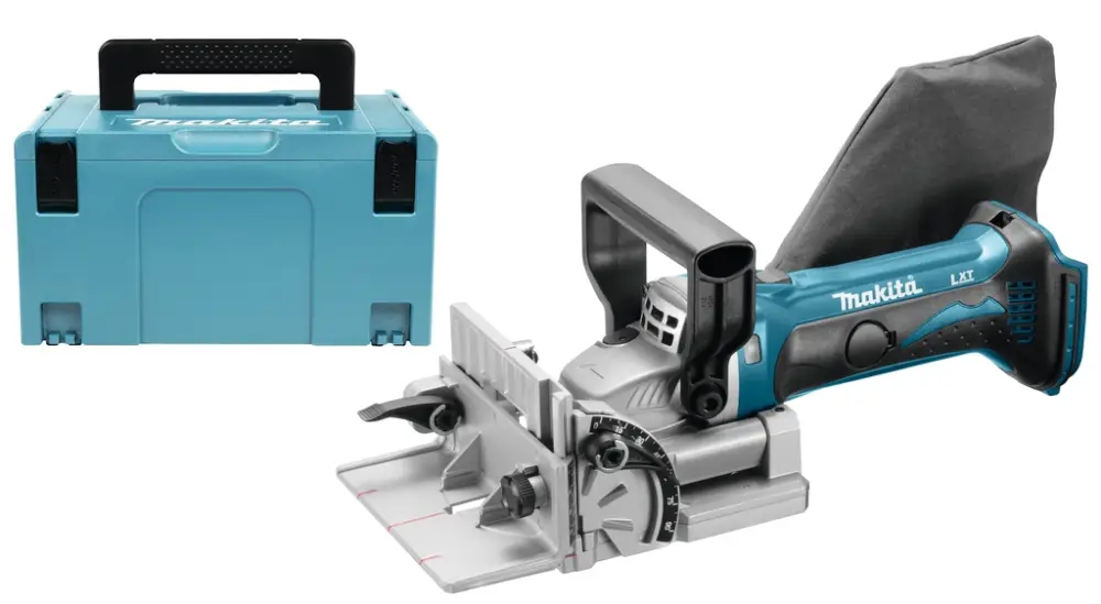 Makita DPJ180ZJ Biscuit Jointer 18 Volt without Batteries and Charger Sonderangebot