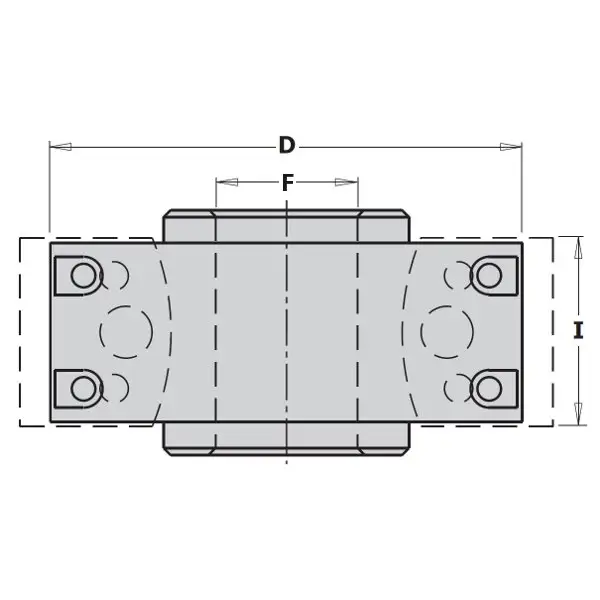 Super-Preis CMT 693.120.50 Profilmesserkopf mit Spänebegrenzung 120x50x40 mm ALU MAN
