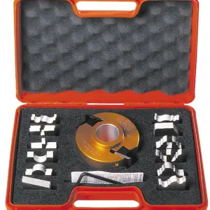 Beliebt CMT 692.013.07 Profilmesserkopf ohne Stopper 100x35x40 mm ALU MEC + 13 Messer