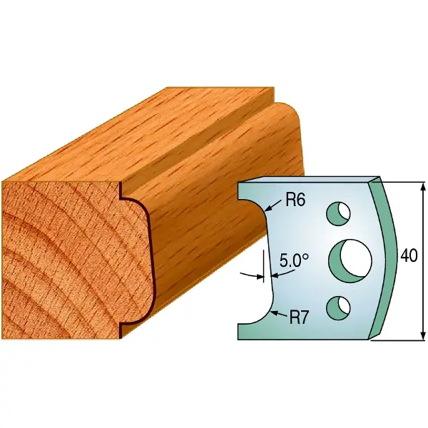 CMT 690.002 Profielmes paar hoogte 40 mm nummer 2 Sonderaktion