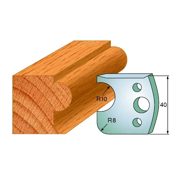 CMT 690.004 Profilmesserpaar Höhe 40 mm Nummer 4 Beliebt