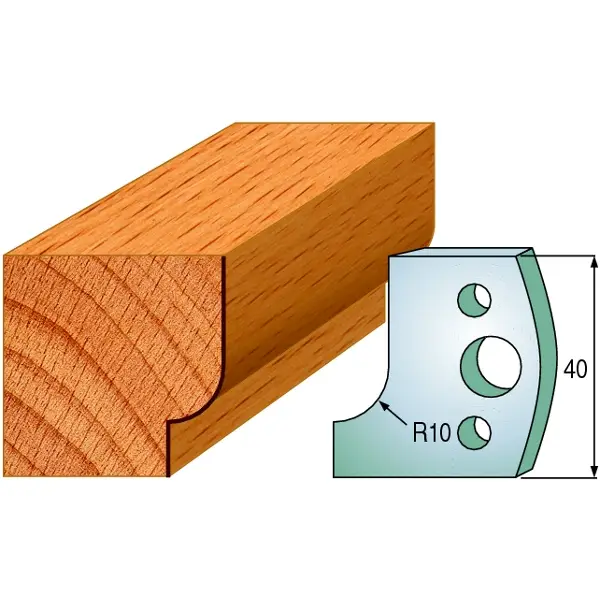Zertifiziert CMT 691.013 Coppia di controlame altezza 40 mm numero 13