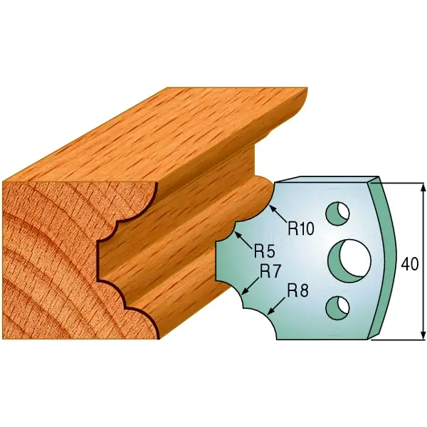 Abverkauf CMT 690.022 Para noży profilowych wysokość 40 mm liczba 22
