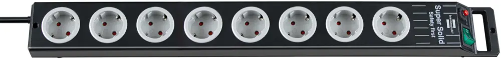 Online Kaufen Brennenstuhl 1153380118 Presa super solida a 8 vie 2,5 m + interruttore H05VV-F 3G1,5