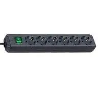 Preis Gesenkt Brennenstuhl 1159500015 Eco-Line Stekkerdoos 6-voudig + schakelaar 1,5m H05VV-F 3G1,5 zwart