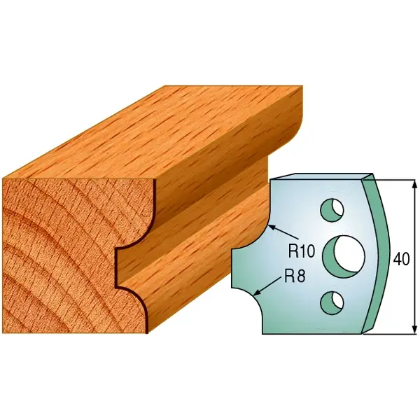 Ausverkauf CMT 690.040 Pair of moulding knives height 40 mm number 40