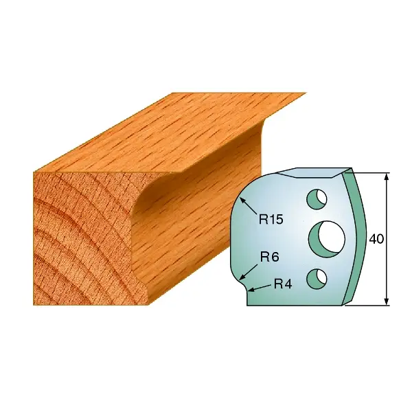 Top-Seller CMT 690.047 Profilmesserpaar Höhe 40 mm Nummer 47