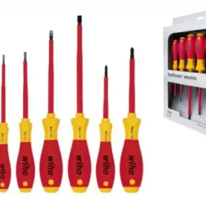 Saisonangebot Wiha 00833 320NK6 SoftFinish 6-teiliger Schraubendreher-Satz VDE Schlitz Kreuzschlitz