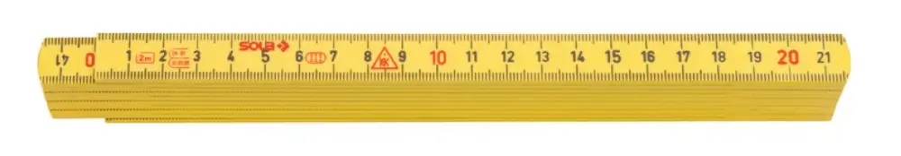Top-Angebot Sola 53030101 G59-2-10 HK2/10G Zollstock (Gliedermaßstab) Kunststoff 2m - 10-teilig