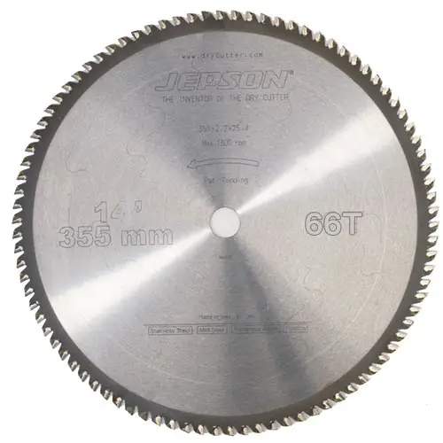 Begrenztes Angebot Jepson 600595 HM-Sägeblatt 355 mm 66 Zähne unlegierten Stahl