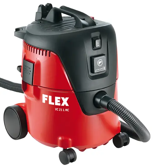 Flex-tools 405418 VC 21 L MC Aspirateur de sécurité avec nettoyage manuel du filtre, 20 l, classe L Highlight