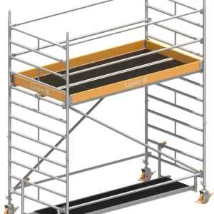Super-Preis Fahrgerüst Layher Uni Breit P2 1402102 mit Diagonal-Optimierung - Arbeitshöhe 4,20 m