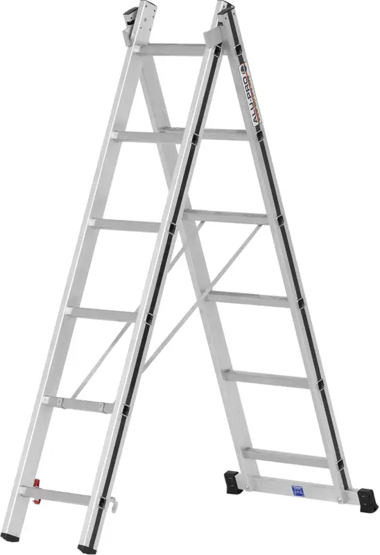 Hymer Alu-Pro Mehrzweckleiter 2-teilig 2x6 Sprossen Top-Angebot