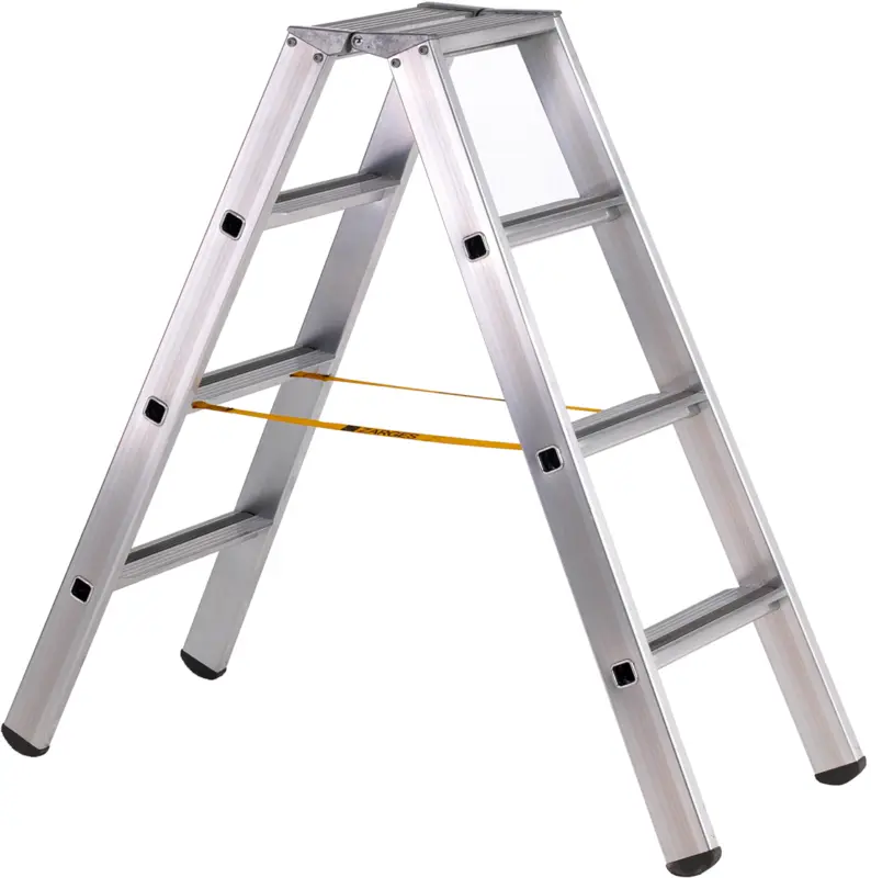 Preisreduziert ZARGES Stufen Stehleiter R13step B - 2x4 Stufen