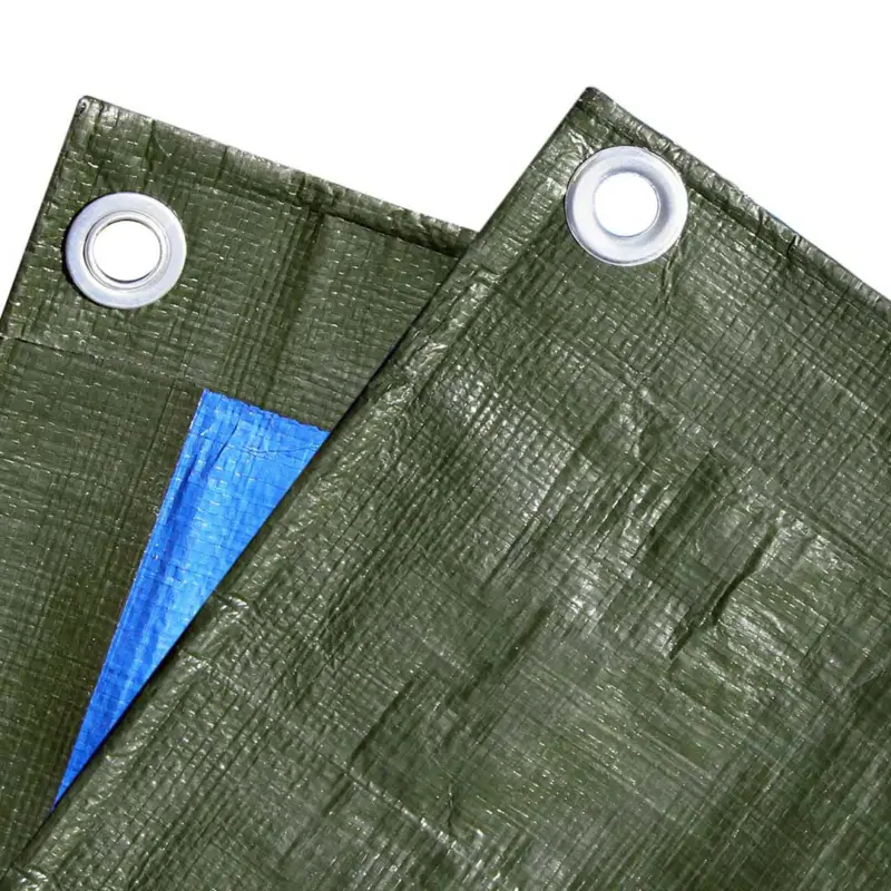 Preiswert hawego Abdeckplane 150 g m² - 4,00 x 8,00 m grün blau