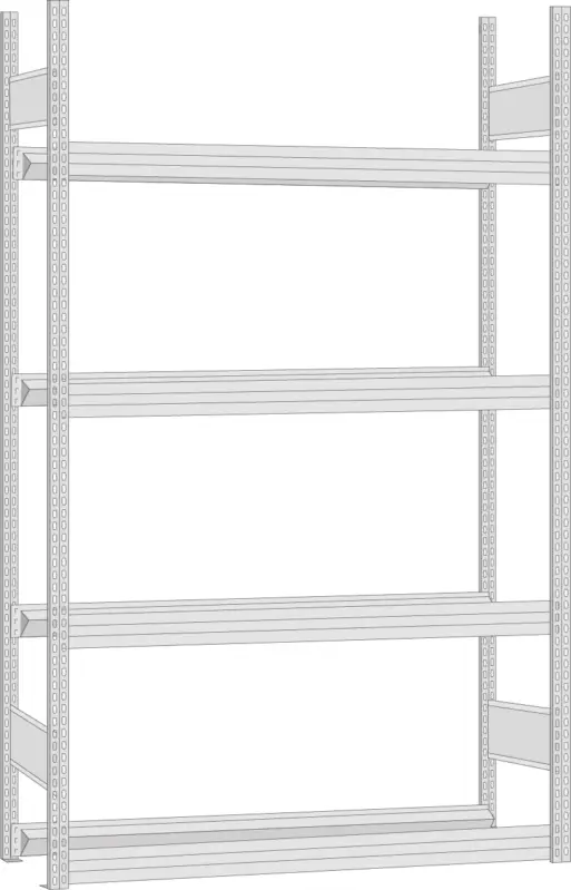 Regalwerk Reifenregal Grundfeld 2500 x 875 x 400 mm Online Kaufen