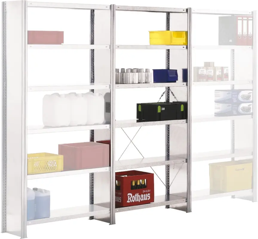 Jetzt Kaufen Regalwerk BERT Lagerregal SW 150 7 Grundfeld 3000 x 875 x 300 mm