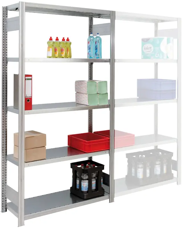 Knallerangebot Regalwerk BERT Lagerregal LR 150 6 Grundfeld 2500 x 875 x 500 mm