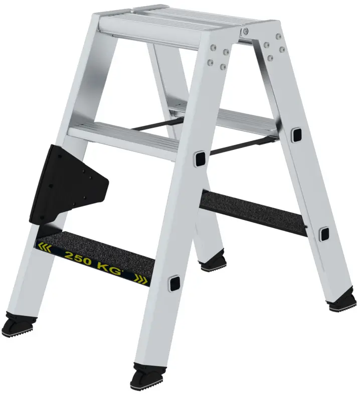 Günzburger Stehleiter 250 kg clip-step R13 Alu 2x3 Stufen Online Kaufen