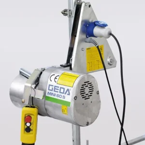 Begrenztes Angebot GEDA Seilwinde Mini 60 S 25 mit Schwenkarm und Halterung
