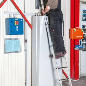 Preisknaller euroline Anlegeleiter WORK Alu 9 Sprossen