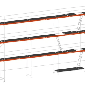Sonderangebot Layher Blitz Gerüst 70 Stahl mit Robustboden 126 m²
