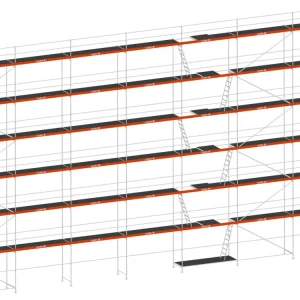 Begrenztes Angebot Layher Blitz Gerüst 70 Alu mit Robustboden 256 m²