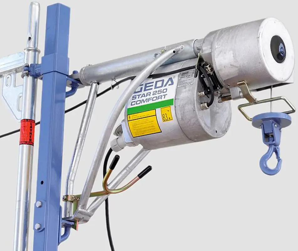 GEDA Seilwinde Star 250 Comfort 25 mit Gerüstbefestigung Abverkauf