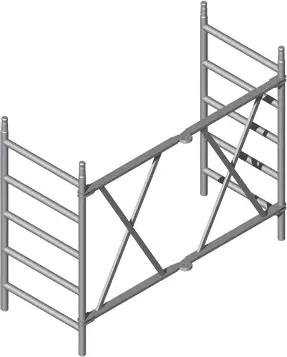 Top-Angebot ZARGES Fahrgerüst Klapprahmen 1,50 x 0,75 m