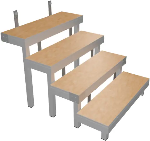 Bütec Bühnentreppe Alu 2-stufig Indoor Meistverkauft