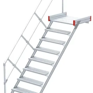 euroline Podesttreppe 45° 9 Stufen - 600 mm Jetzt Bestellen
