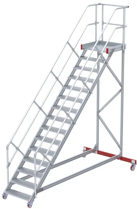 Sofort Bestellen euroline Wartungsbühne 45° 15 Stufen - 800 mm