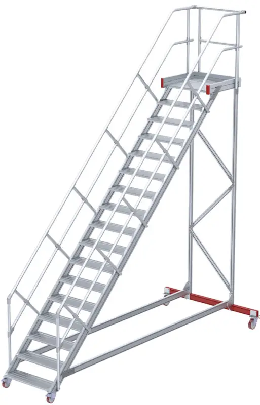 Preiswert euroline Wartungsbühne 45° 17 Stufen - 1000 mm