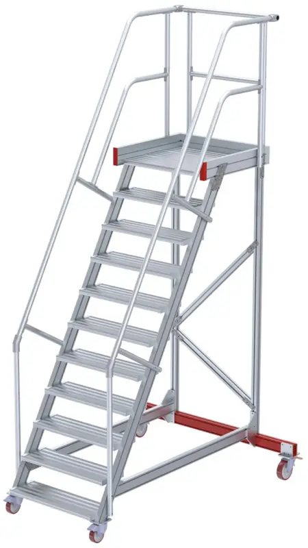 Super-Preis euroline Wartungsbühne 60° 10 Stufen - 1000 mm