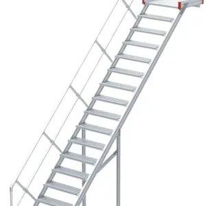 Top-Angebot euroline Podesttreppe 45° 18 Stufen - 1000 mm