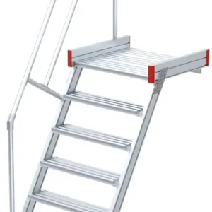 Solange Der Vorrat Reicht euroline Podesttreppe 60° 6 Stufen - 800 mm
