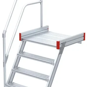 Rabatt euroline Podesttreppe 60° 4 Stufen - 1000 mm