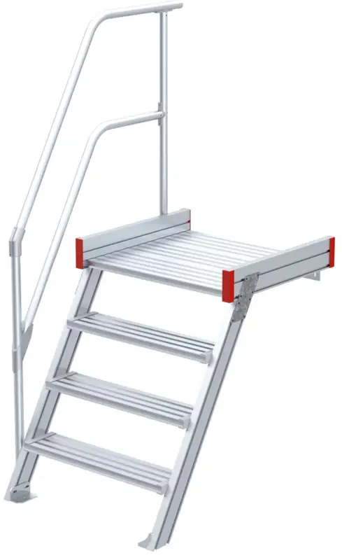 Rabatt euroline Podesttreppe 60° 4 Stufen - 1000 mm