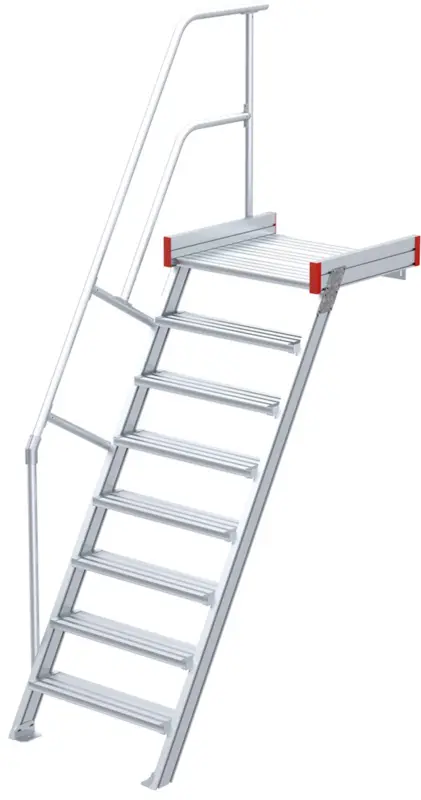 Wochenendangebot euroline Podesttreppe 60° 8 Stufen - 1000 mm