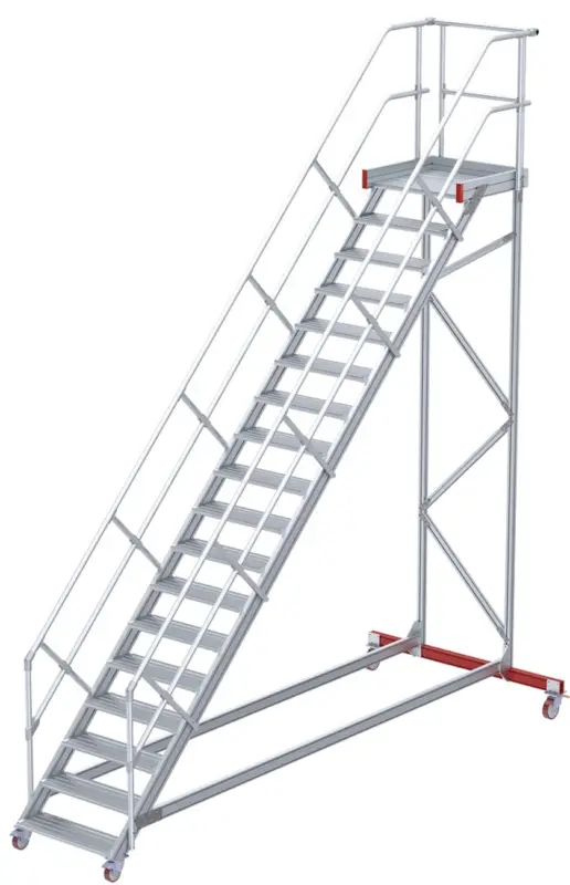 euroline Wartungsbühne 45° 18 Stufen - 800 mm Neu Im Sortiment