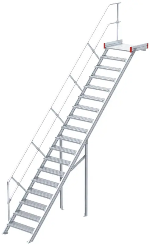 Jetzt Bestellen euroline Podesttreppe 45° 16 Stufen - 1000 mm