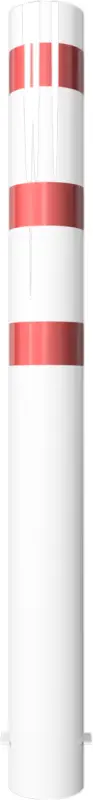 Knallerangebot Schake Stahlrohrpoller OE Ø 193 mm weiß rot - 2,00 m