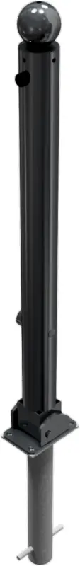 Jetzt Kaufen Schake Stilpfosten 475 UED Ø 76 mm schwarzbraun