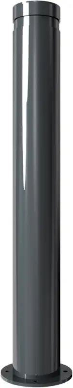 Schake Stilpoller 40121 OD Ø 120 mm schwarzbraun - 1200 mm Finale Aktion