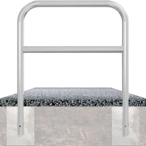 Angebot Schake Rohrbügel Stahl mit Querholm OE Ø 48 mm moosgrün - 1000 x 1400 mm