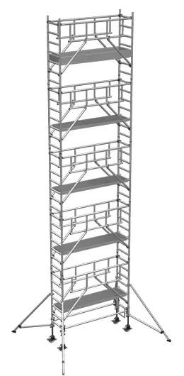 Rollgerüst ZARGES MultiTower S-PLUS 1T 0,75x1,80m - AH 11,20m Kracherpreis