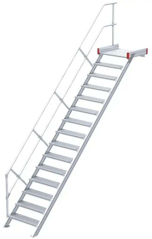 Nur Für Kurze Zeit euroline Podesttreppe 45° 15 Stufen - 800 mm