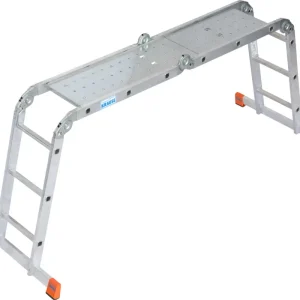 Krause Alu-Sprossengelenkleiter MultiMatic® 4x3 Sprossen mit Plattform Knallerangebot