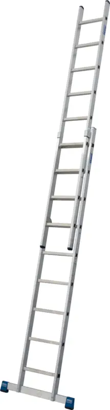 Letzte Chance Krause Alu-Sprossenschiebeleiter Stabilo 2x9 Sprossen